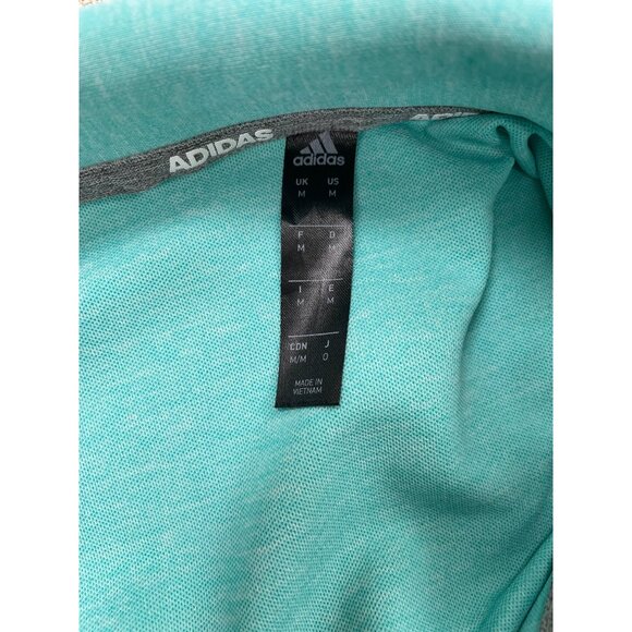 Adidas Men's Mint Green Polo Shirt Size M SKU 1131 - Picture 3 of 4
